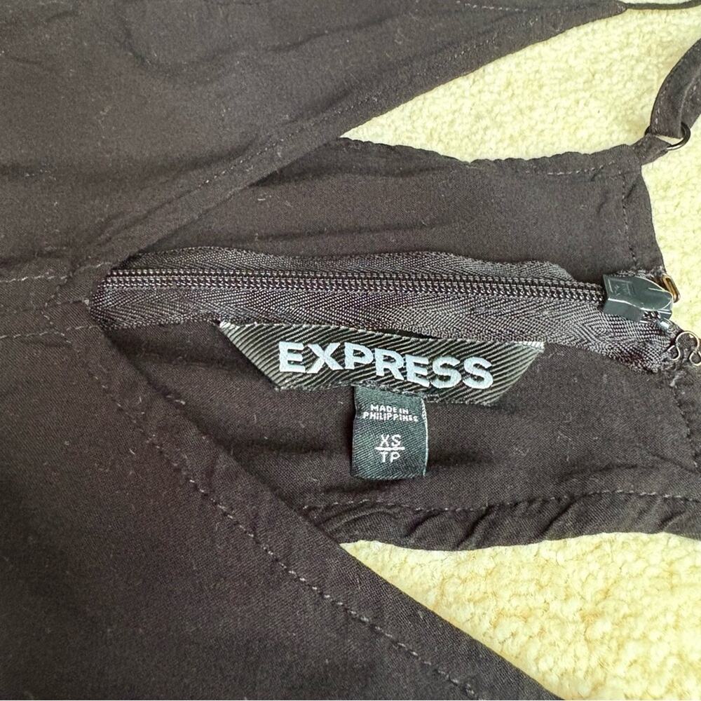 Express Black Bustier Peplum Camisole size XS - Picture 4 of 7